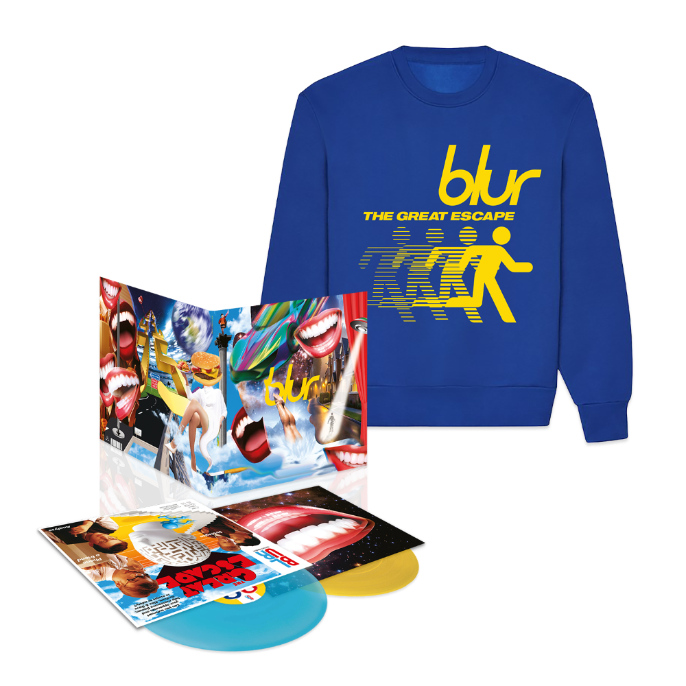 The Great Escape Vinyl & Sweatshirt Bundle | Blur Official Store